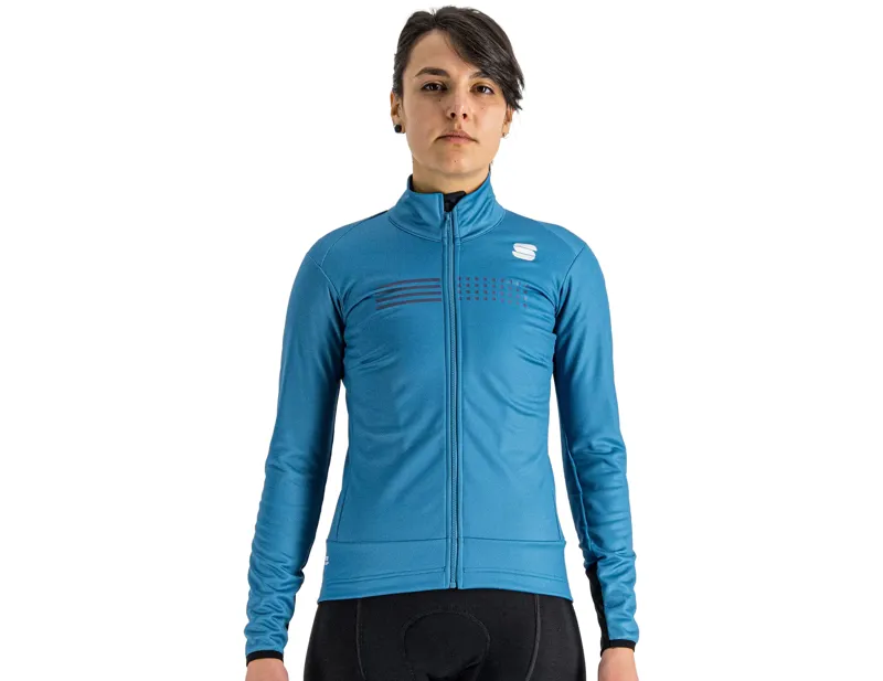 Balfes Bikes Sportful Tempo Women's Long Sleeve Jersey in Berry Blue | Free postage over £30, £10 off first order, price match & 0% finance.