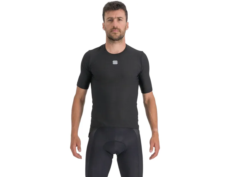 Balfes Bikes Sportful BodyFit Pro Short Sleeve Base Layer in Black | Free postage over £30, £10 off first order, price match & 0% finance.
