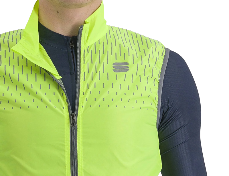 Sportful Reflex Gilet in Yellow Fluo-3