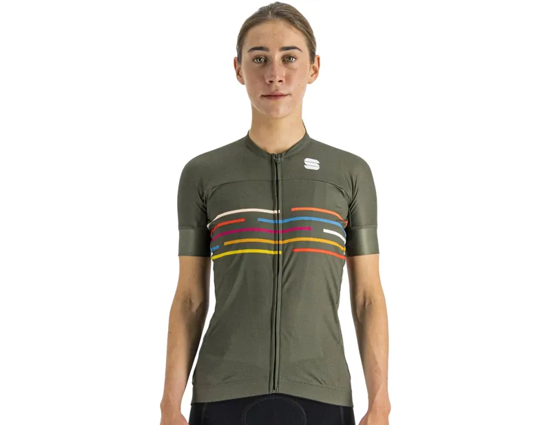 Balfes Bikes Sportful V�lodrome Women's Short Sleeve Jersey in Beetle | Free postage over £30, £10 off first order, price match & 0% finance.