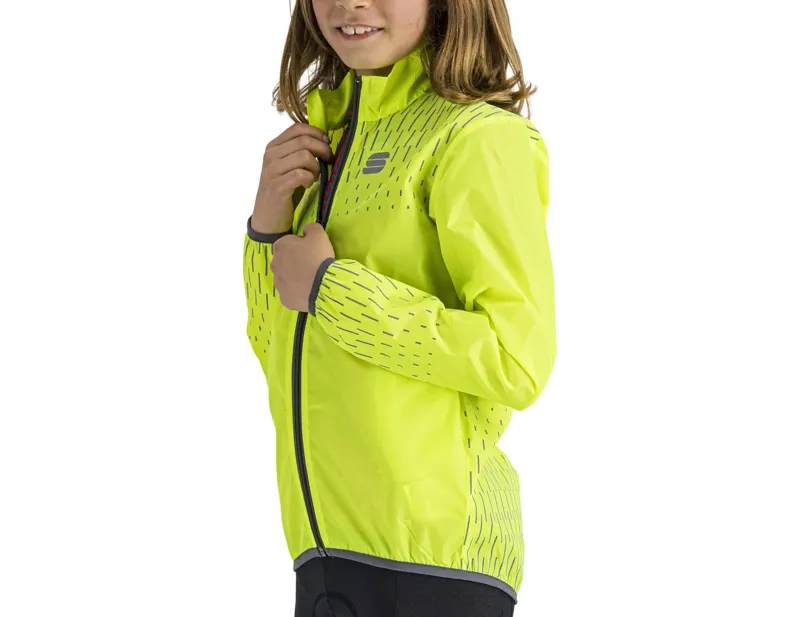 Balfes Bikes Sportful Kid Reflex Jacket in Yellow Fluo | Free postage over £30, £10 off first order, price match & 0% finance.