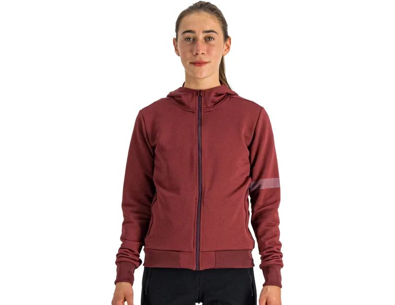 Balfes Bikes Sportful Giara Women's Hoodie in Red Wine | Free postage over £30, £10 off first order, price match & 0% finance.