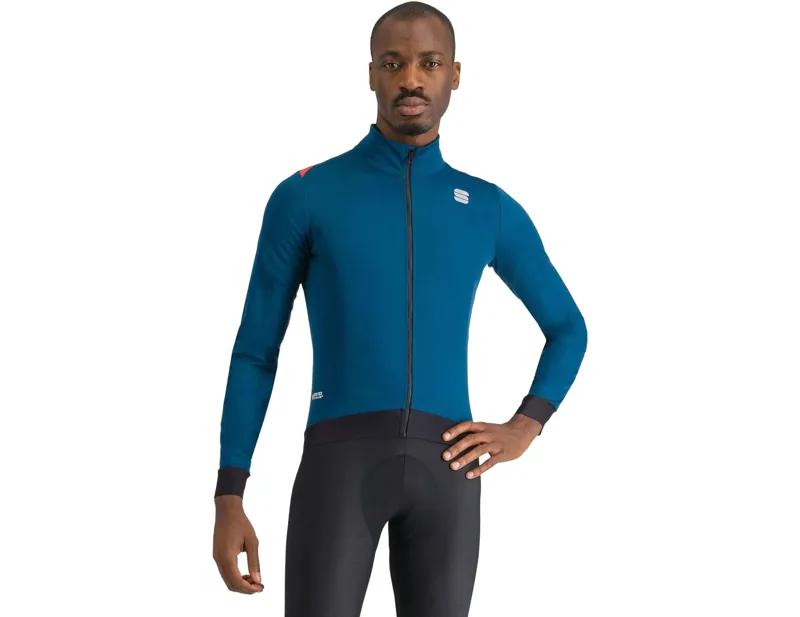 Balfes Bikes Sportful Fiandre Pro Medium Long Sleeve Jersey in Teal Blue | Free postage over £30, £10 off first order, price match & 0% finance.