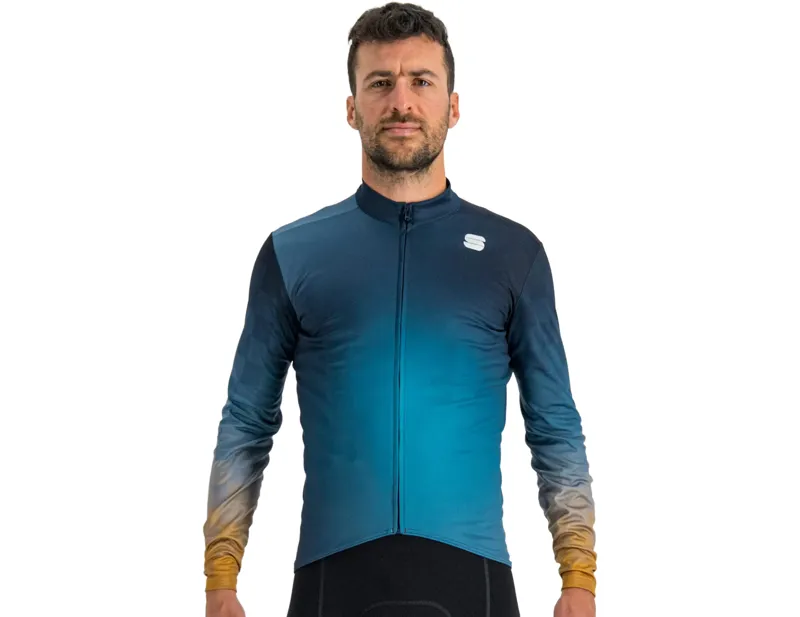 Balfes Bikes Sportful Rocket Thermal Jersey in Galaxy Blue/Leather | Free postage over £30, £10 off first order, price match & 0% finance.