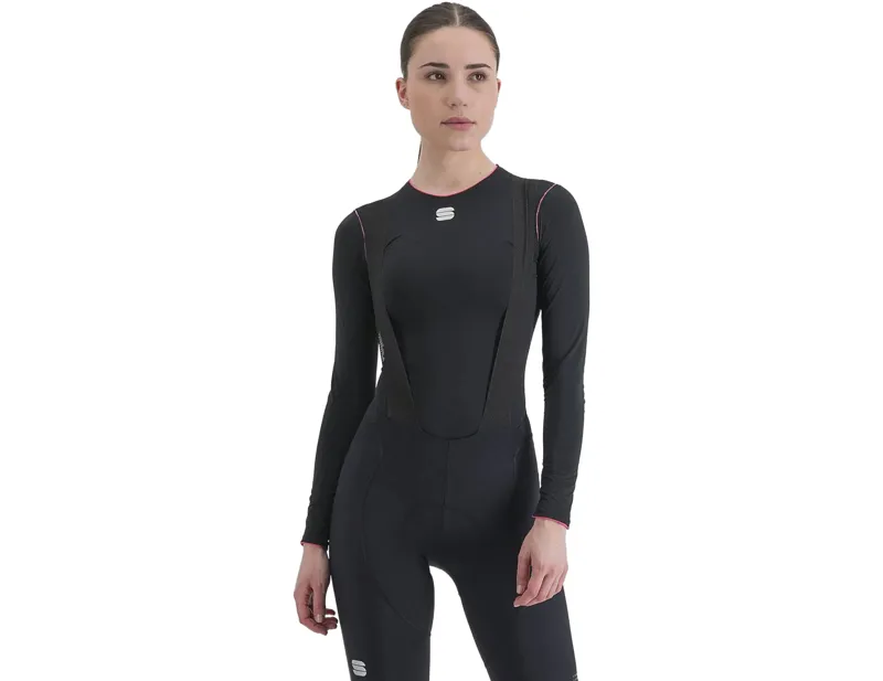 Balfes Bikes Sportful Midweight Women's Long Sleeve Base Layer in Black | Free postage over £30, £10 off first order, price match & 0% finance.