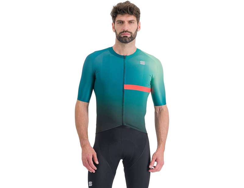 Balfes Bikes Sportful Bomber Jersey in Shade Spruce/Pompelmo | Free postage over £30, £10 off first order, price match & 0% finance.