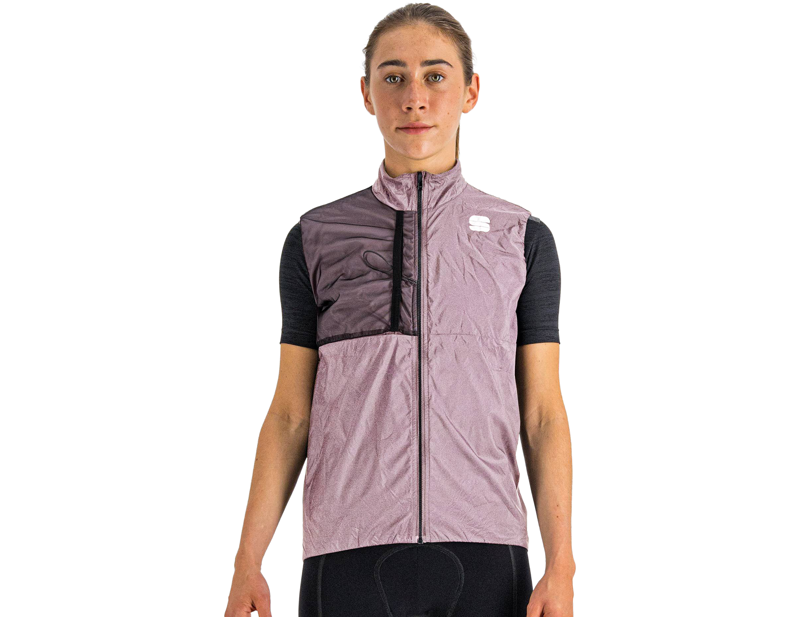 Balfes Bikes Sportful Supergiara Layer Women's Gilet in Mauve | Free postage over £30, £10 off first order, price match & 0% finance.