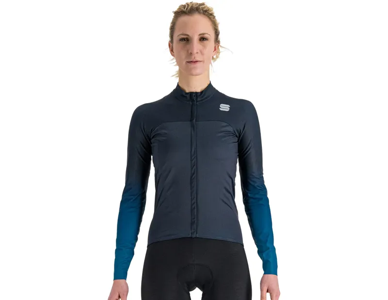 Balfes Bikes Sportful Bodyfit Pro Women's Thermal Jersey in Galaxy Blue/Berry Blue | Free postage over £30, £10 off first order, price match & 0% finance.
