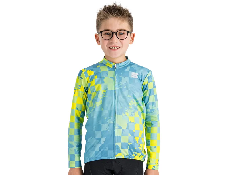 Balfes Bikes Sportful Kid TH Jersey in Juniper Blue | Free postage over £30, £10 off first order, price match & 0% finance.
