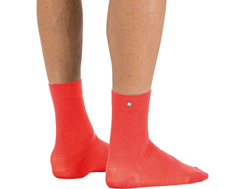 Balfes Bikes Sportful Matchy Wool Woman Socks in Pompelmo | Free postage over £30, £10 off first order, price match & 0% finance.