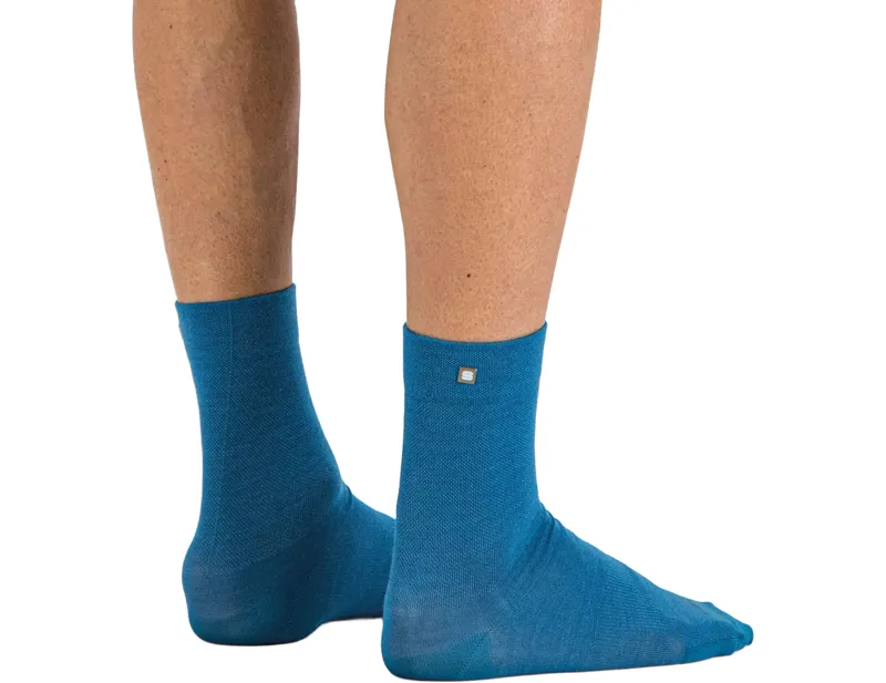 Balfes Bikes Sportful Matchy Wool Woman Socks in Berry Blue | Free postage over £30, £10 off first order, price match & 0% finance.