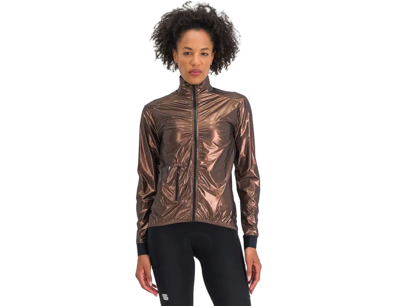 Balfes Bikes Sportful Giara Women's Packable Jacket in Metal Bronze | Free postage over £30, £10 off first order, price match & 0% finance.