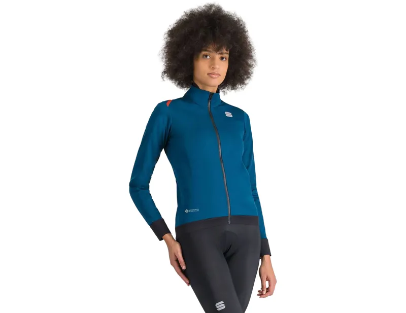 Balfes Bikes Sportful Fiandre Women's Jacket in Teal Blue | Free postage over £30, £10 off first order, price match & 0% finance.