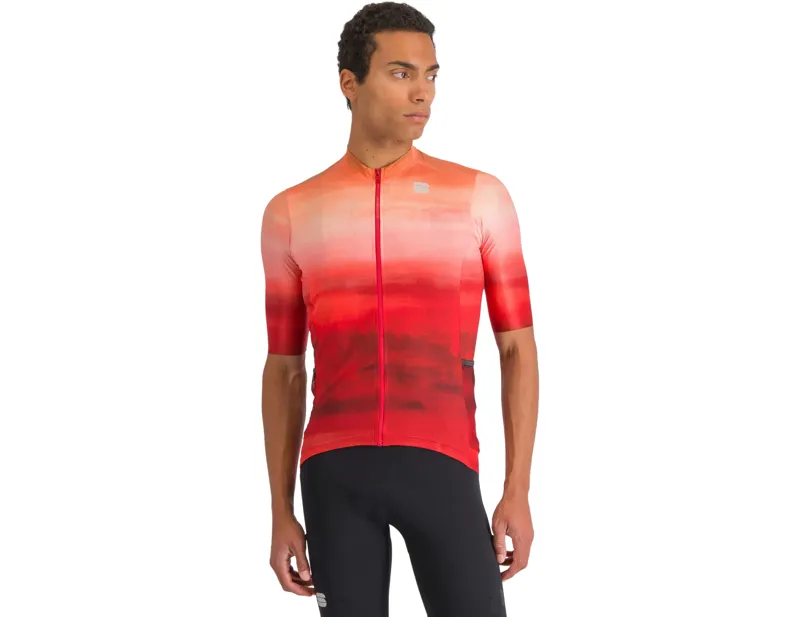 Balfes Bikes Sportful Flow Supergiara Jersey in Red | Free postage over £30, £10 off first order, price match & 0% finance.
