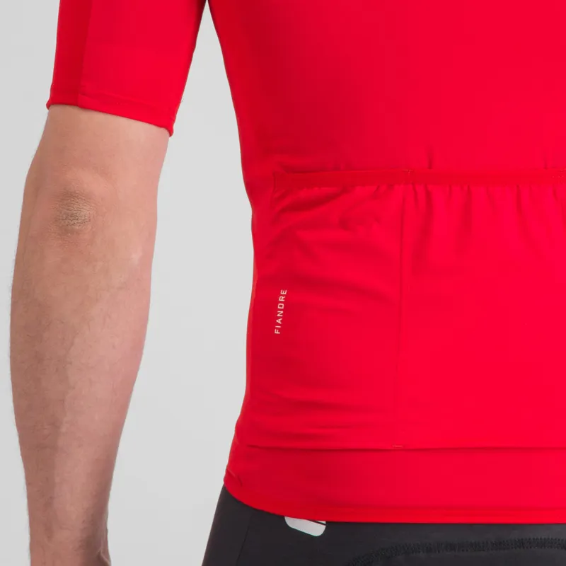 Sportful Fiandre Light Short Sleeve Jersey in Tango Red-3