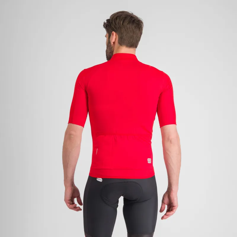 Sportful Fiandre Light Short Sleeve Jersey in Tango Red-1