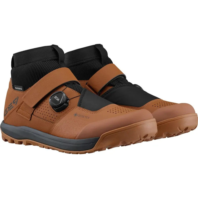 Shimano GE9 GE900 GORE-TEX Shoes in Oak Brown-1