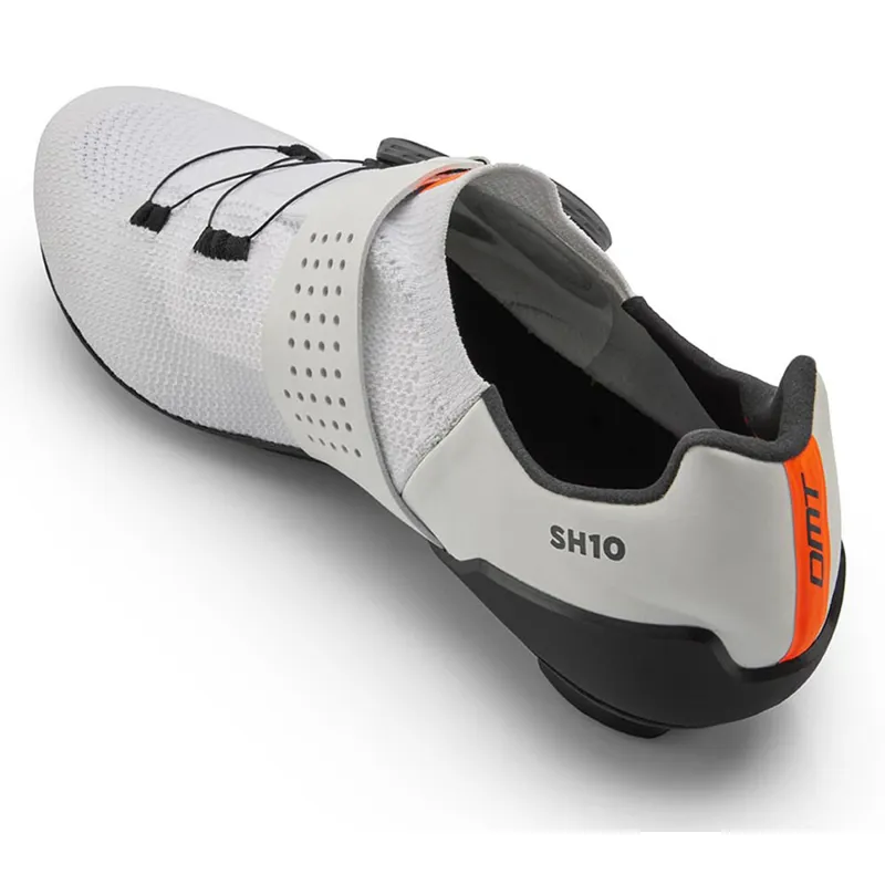 DMT SH10 Road Shoes in White/Black-3