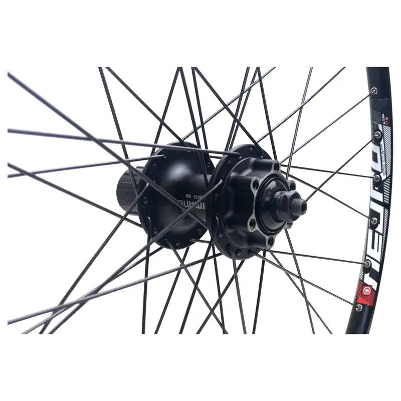 Balfes Bikes Shimano 27.5 Rear Wheel Shimano 475 Cass Disc Hub / Mach1 Rim in Black | Free postage over £30, £10 off first order, price match & 0% finance.