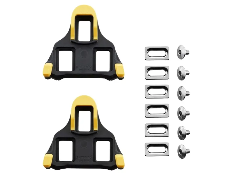 Shimano CL-SL110 SPD SLR - Floating Centre Pivot 6-degrees Cleats in Yellow-1
