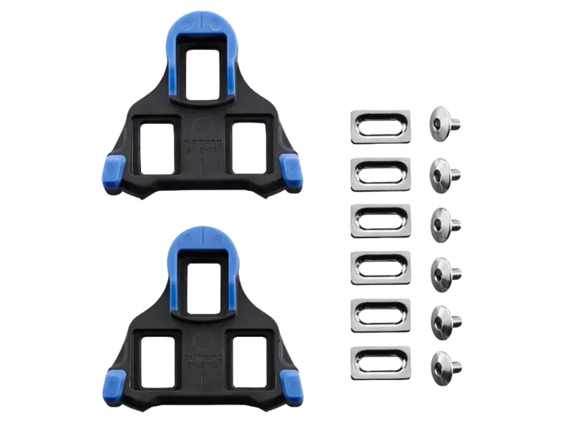 Shimano CL-SL120 SPD SLR - Floating Front Pivot 2-degrees Cleats in Blue-1
