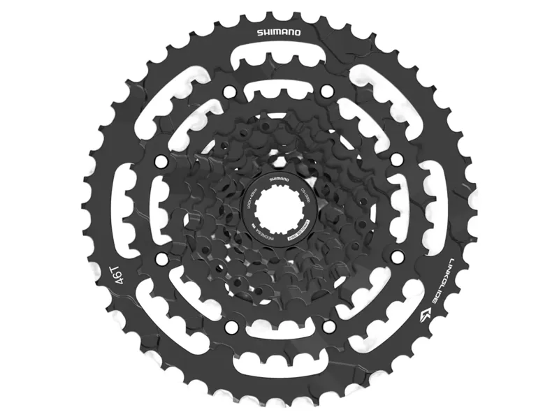 Shimano CS-LG300 9 Link Glide Speed Cassette 11-46 Teeth in Black