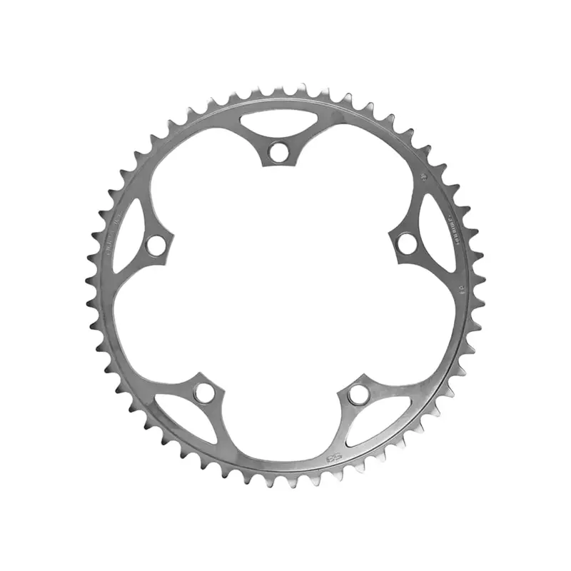 Balfes Bikes Shimano FC7710 Track Chainring 53T 1/2 x 1/8 53 Teeth in Silver | Free postage over £30, £10 off first order, price match & 0% finance.
