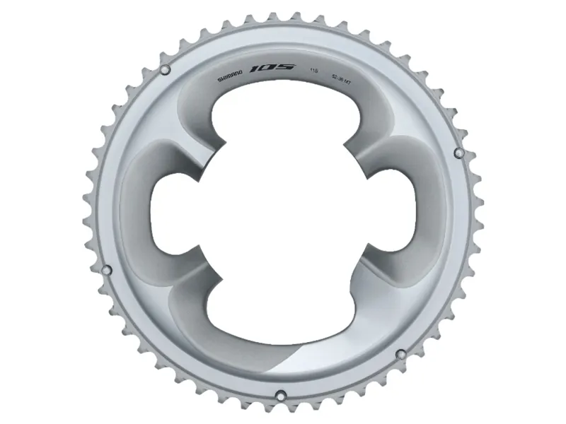Shimano FCR7000 Chainring 52T-MT For 52-36T SR 52 Teeth in Silver