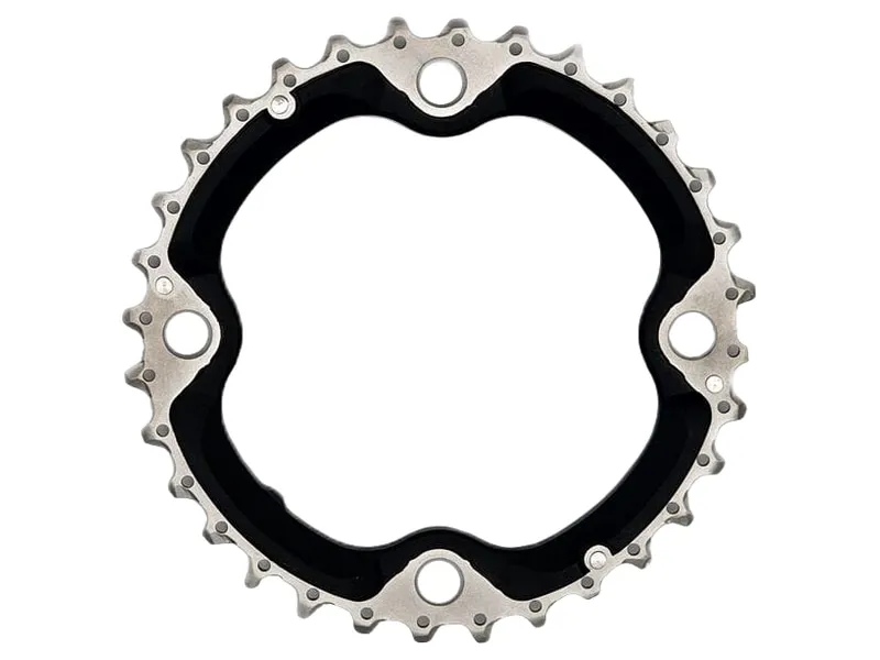 Shimano FCT521 10 Speed Triple Middle Chainring 32T-AE in Black
