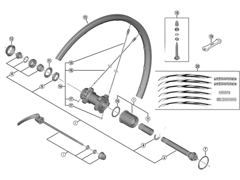 Shimano FHM770 Freehub Body Fixing Bolt