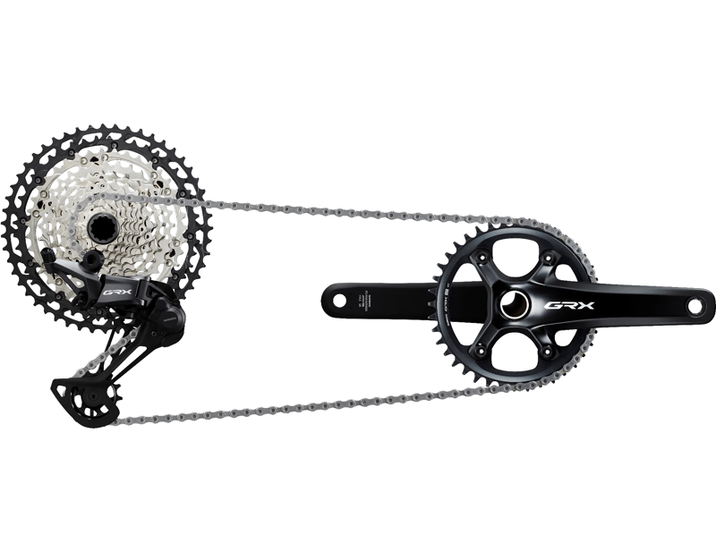 Shimano GRX RX610 1x12 Groupset in Black-1