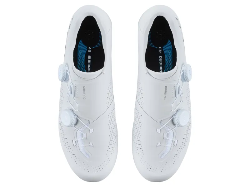 Shimano RC8 RC810 Road Shoes Wide in White-5