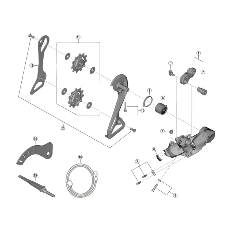 Balfes Bikes Shimano RD-R9250 Outer Plate and Fixing Screw in Black | Free postage over £30, £10 off first order, price match & 0% finance.