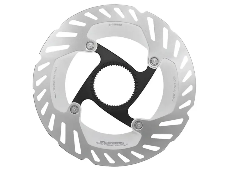Shimano ROTOR RTCL800 Internal Centre Lock Disc Rotor 140mm in Silver/Black