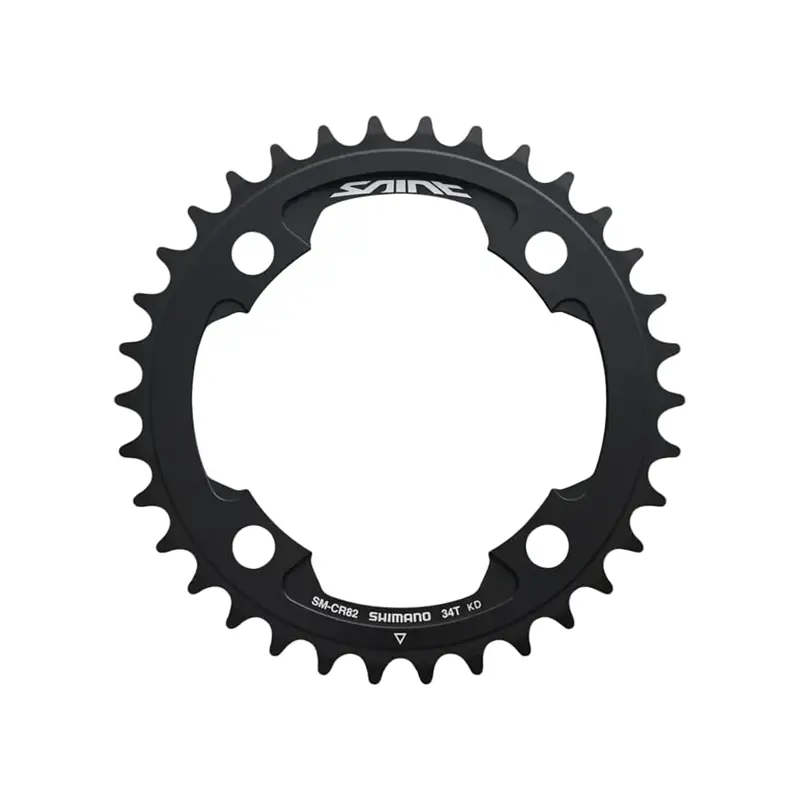Balfes Bikes Shimano Saint M820 CR82 10 Speed Single Chainring 34T in Black | Free postage over £30, £10 off first order, price match & 0% finance.