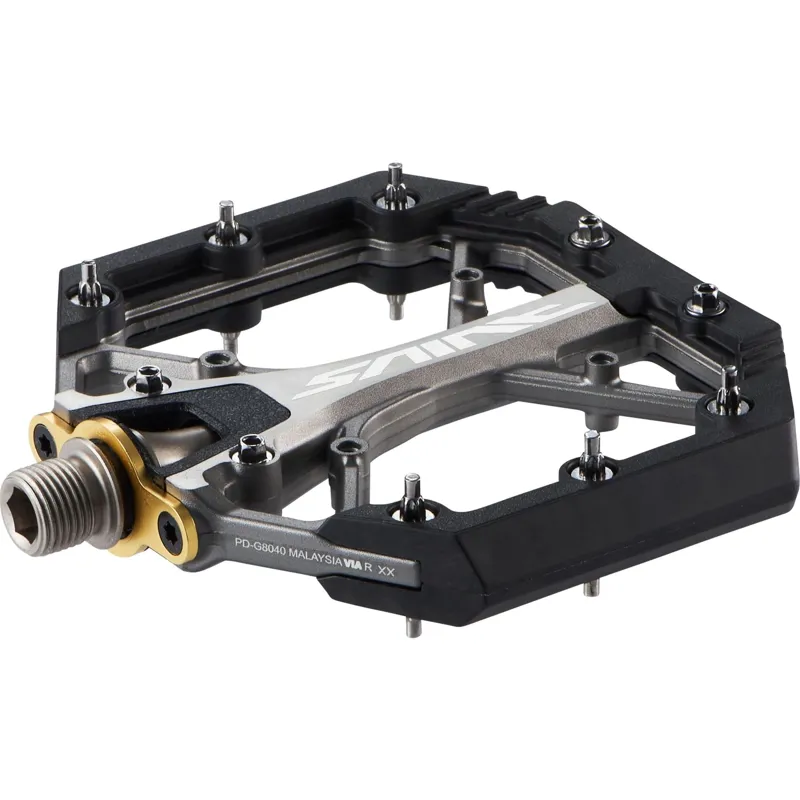 Shimano Saint PD-G8040 Flat MTB Pedals in Black-3