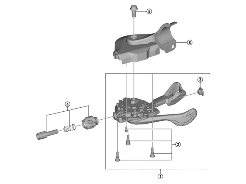 Shimano SLU5000 Right Hand Shift Lever Unit