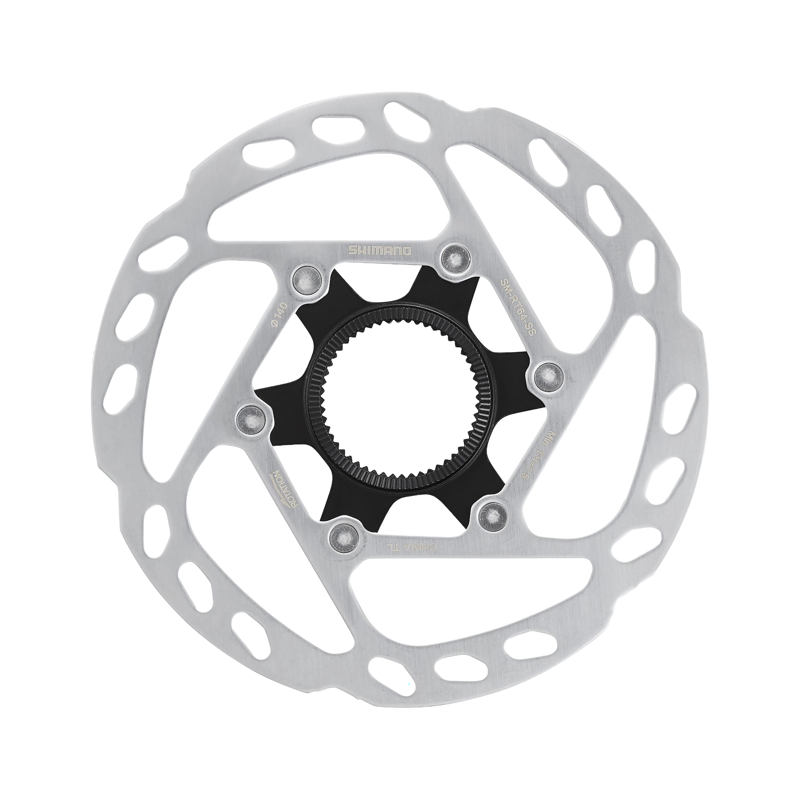 Balfes Bikes Shimano SMRT64 Internal Centre Lock Rotor 160mm in Silver/Black | Free postage over £30, £10 off first order, price match & 0% finance.