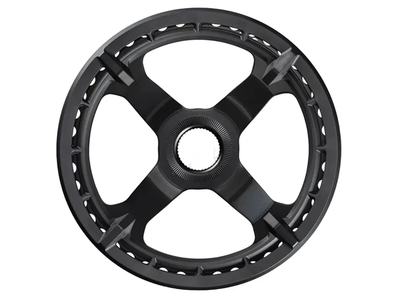 Shimano STEPS SM-CRE50 11/10/9 Speed Single Chainring 38T in Silver/Black