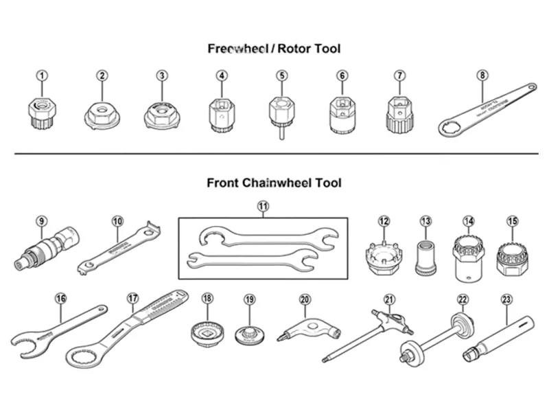Shimano TLFC22 Chainring Wrench T40 Torx-1