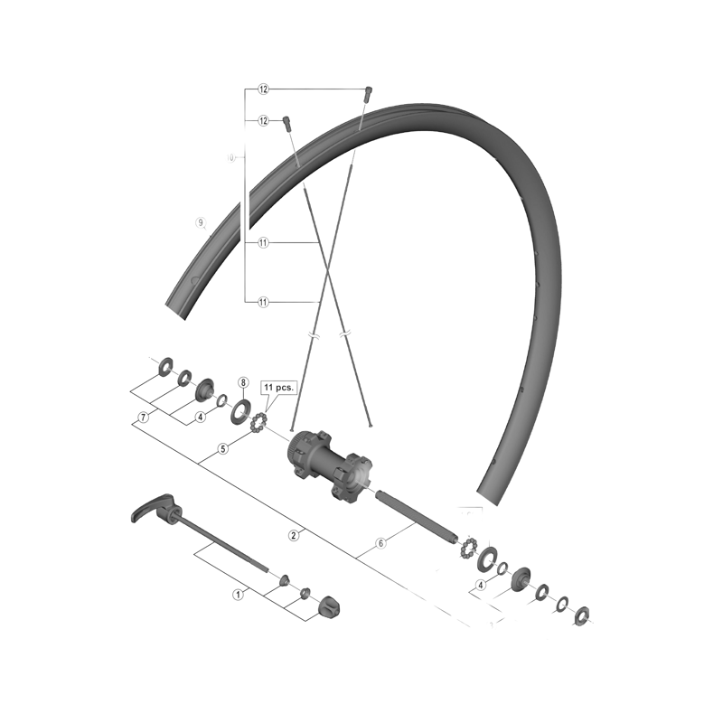 Balfes Bikes Shimano WH-RX31-F Spoke 297mm | Free postage over £30, £10 off first order, price match & 0% finance.