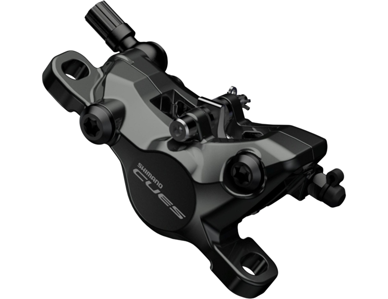Balfes Bikes Shimano BR-U8000 CUES 2-piston calliper post mount in black - front or rear | Free postage over £30, £10 off first order, price match & 0% finance.