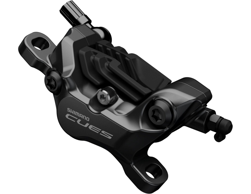 Balfes Bikes Shimano BR-U8020 CUES 4-piston calliper post mount in black - front or rear | Free postage over £30, £10 off first order, price match & 0% finance.