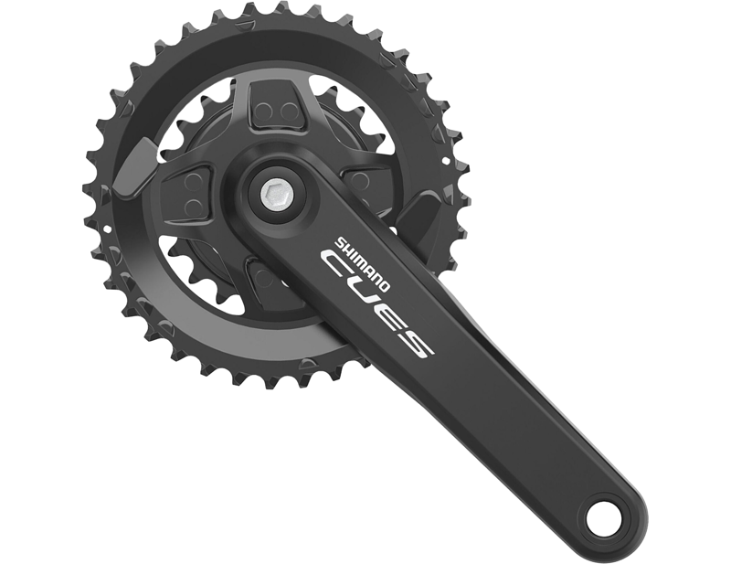 Balfes Bikes Shimano FC-U4000 CUES chainset for 9/10/11-speed in black. 170 mm 36/22T Boost | Free postage over £30, £10 off first order, price match & 0% finance.