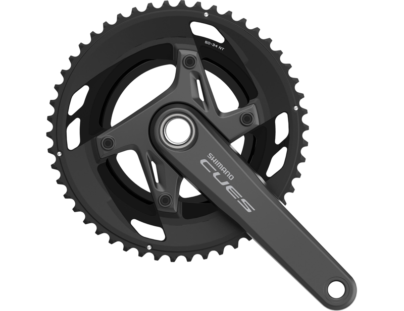 Balfes Bikes Shimano FC-U6040-2 CUES 2 HollowTech II chainset for 9/10-speed in black | Free postage over £30, £10 off first order, price match & 0% finance.
