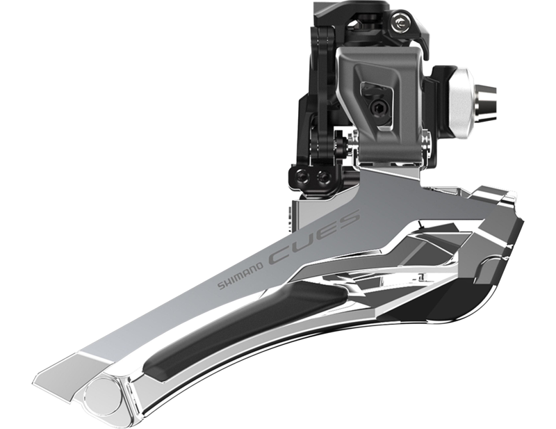 Balfes Bikes Shimano shimano FD-U6030 CUES double front derailleur 9/10-speed down swing/pull | Free postage over £30, £10 off first order, price match & 0% finance.