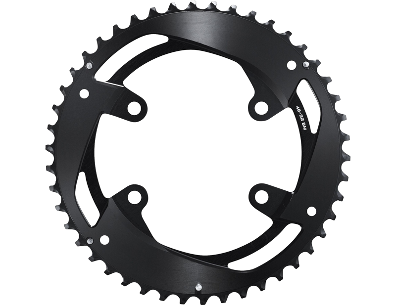 Balfes Bikes Shimano FC-U8000-2 CUES 11 speed double outer chainring 46T-BM for 46-32T | Free postage over £30, £10 off first order, price match & 0% finance.