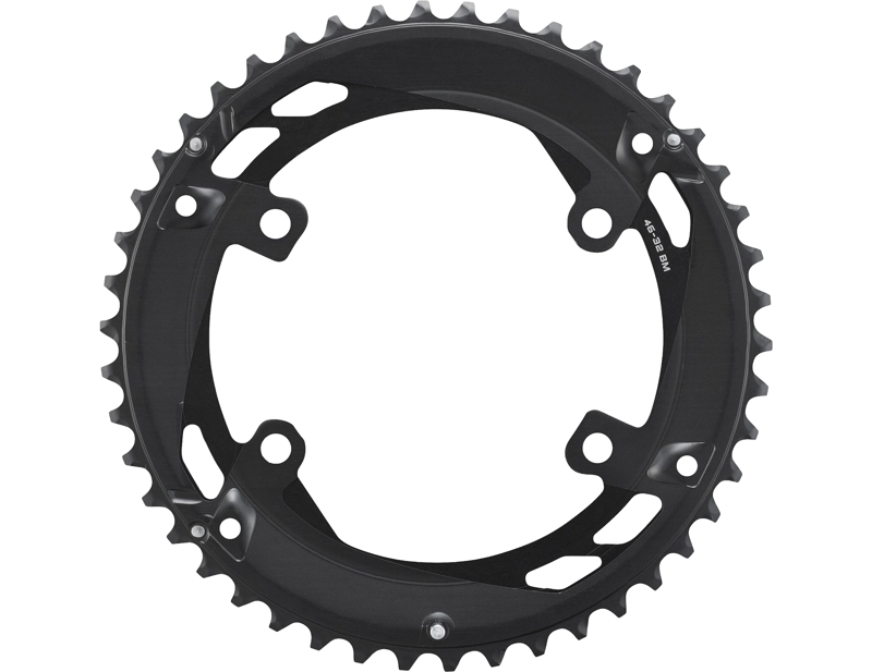 Balfes Bikes Shimano FC-U6010-2 CUES 11 speed double outer chainring 46T for 46-32T | Free postage over £30, £10 off first order, price match & 0% finance.