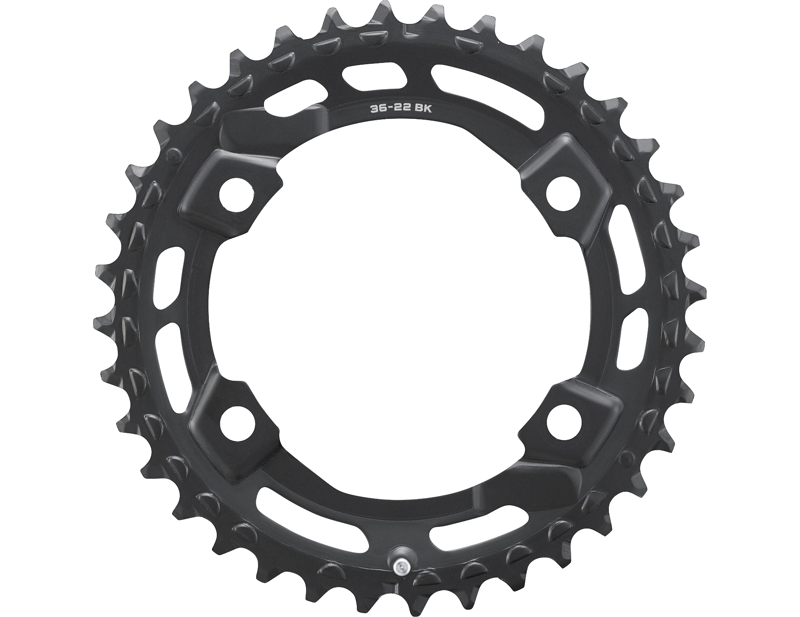 Balfes Bikes Shimano FC-U6000-2 CUES 11/10/9 speed double outer chainring 36T-BN for 36-22T | Free postage over £30, £10 off first order, price match & 0% finance.