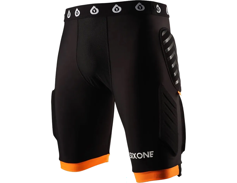 SixSixOne Evo Compression Short Non Chamois in Black-2